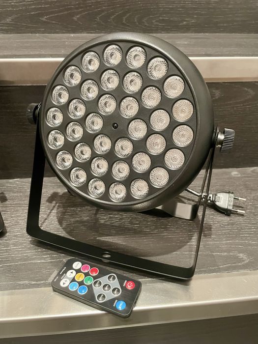 Projetor LEDs 36 com Comando RGB DMX Nível profissional
