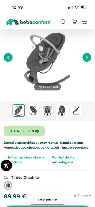 Espreguiçadeira eletrica
