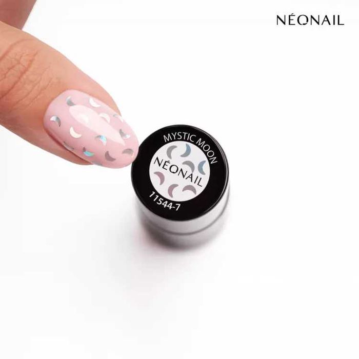 Neonail - Przezroczysty lakier hybrydowy z księżycami Mystic Moon