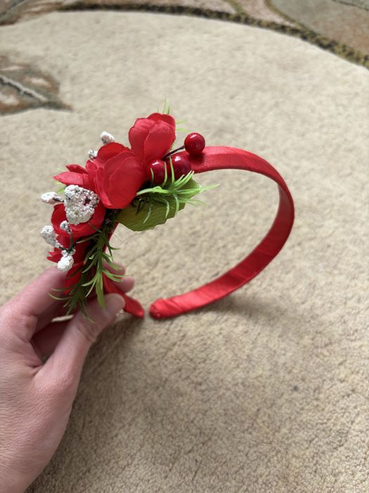 Обруч,обідок ,аксесуар з маками