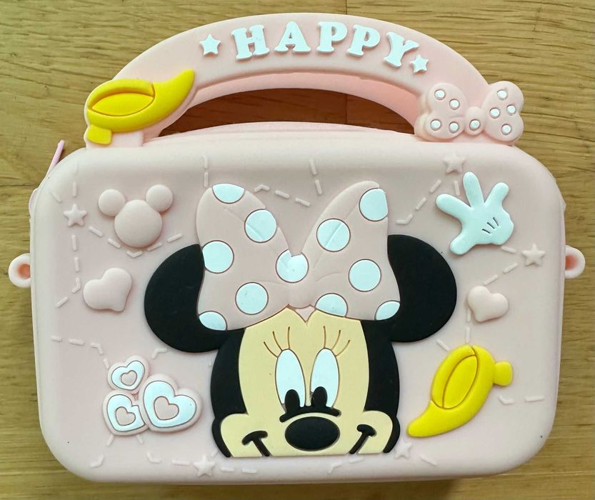 Malinha da Minnie - em silicone - Rosa - Nova!
