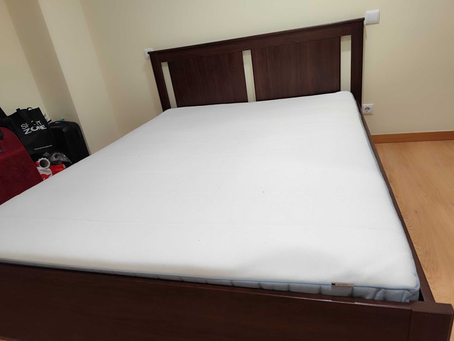 Cama casal colchão colchão