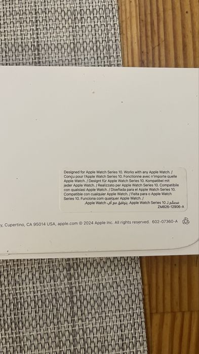 Apple Sport Band ОРИГІНАЛ для Apple Watch 46mm Starlight M/L