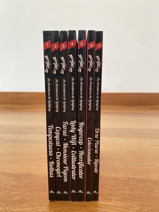 Livros Miraculous Ladybug 1-7