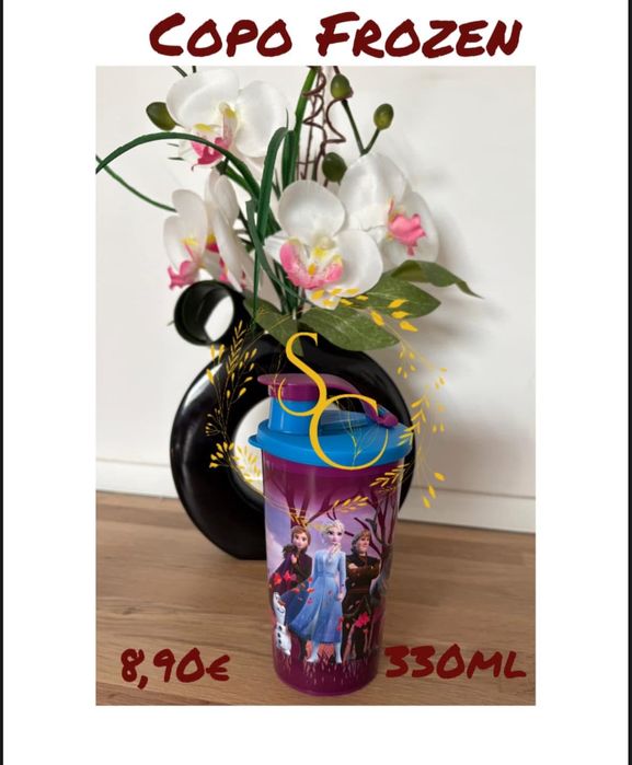 Copo Frozen - tupperware