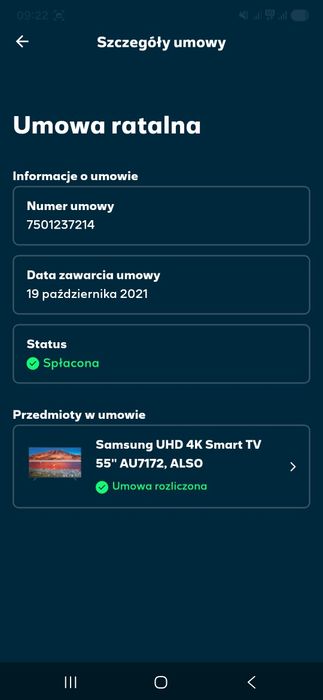 Uszkodzony Samsung
