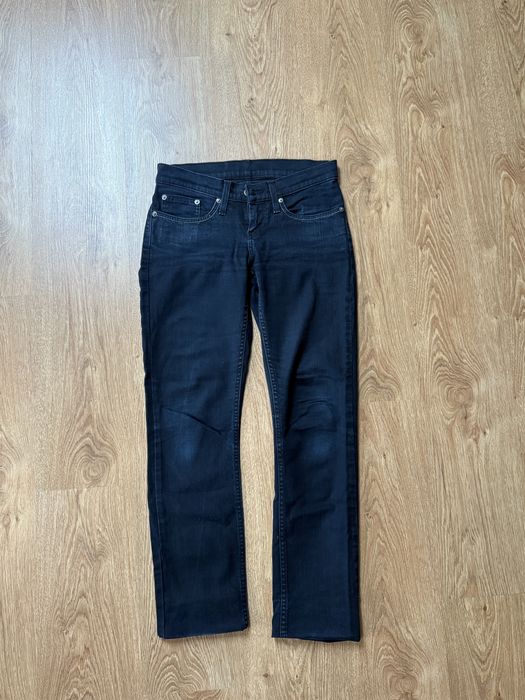 Jeansy damskie granatowe regular fit W28 L32