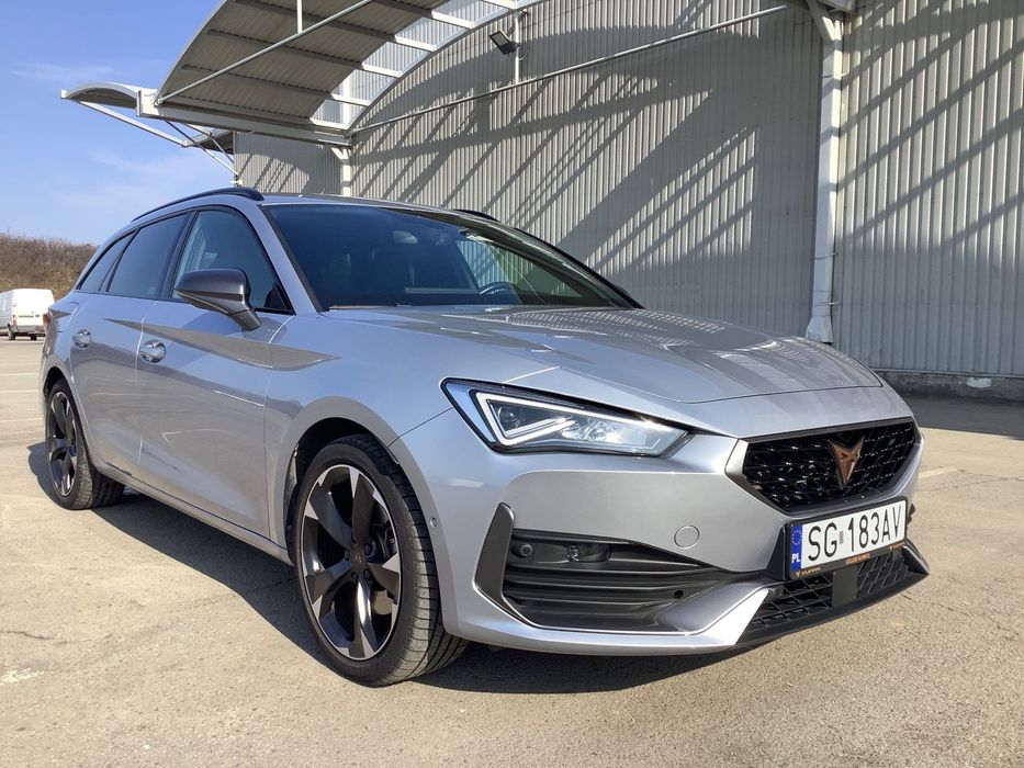 Cupra Leon Sportstourer 1.5 e-TSI Salon Pl Serwis Hak DCC Navi Bezwyp. Gwar. Fv23%
