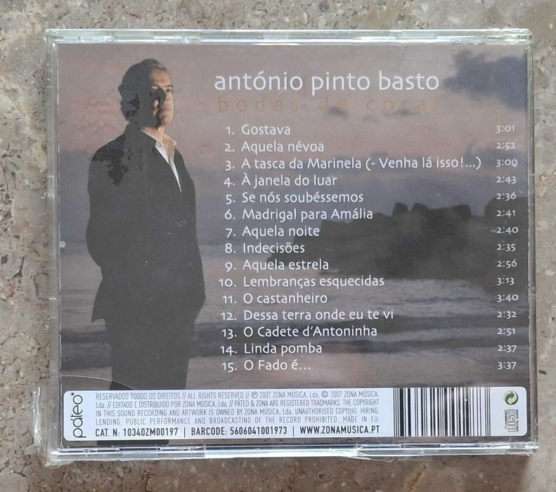 António Pinto Basto - CD - bodas de coral - novo e selado