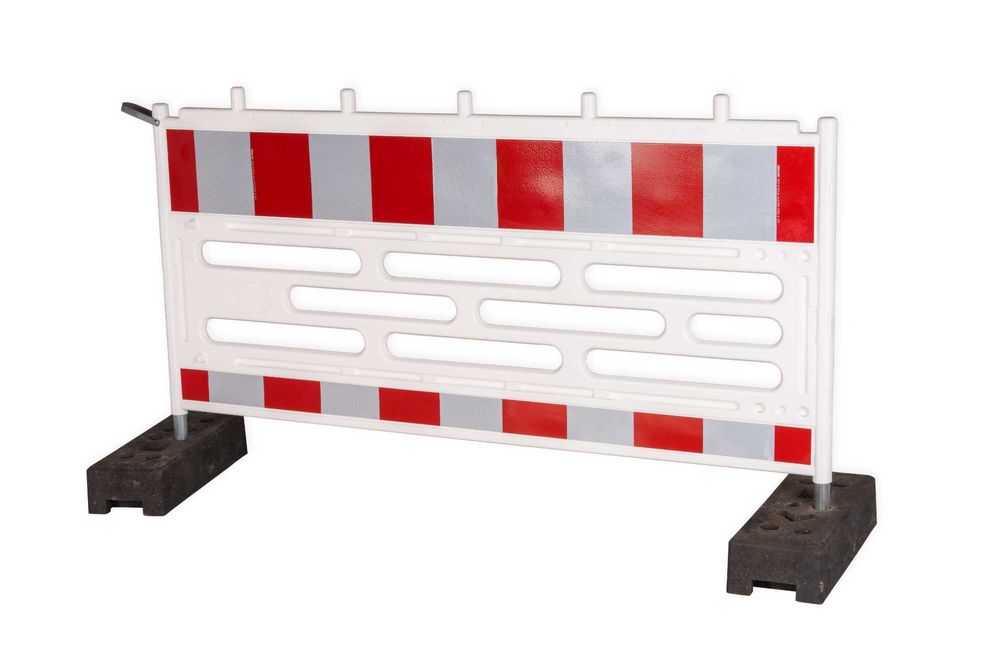 Płotek Plastikowy Zabezpieczający Budowę Koncert Tymczasowy Odblaskowy