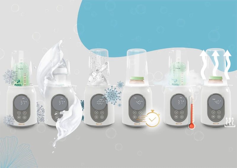 підігрівач стерилізатор пляшечок 6 в 1 багатофункційний Neno Luna