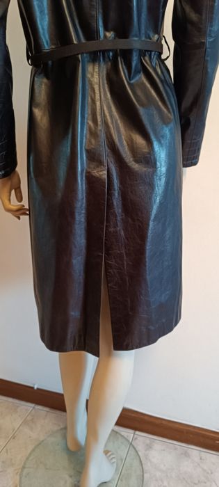 Casaco comprido. Pele Genuína. Tiffosi. M