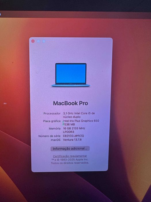 MacBook Pro 13” 2017 | 16GB RAM | 512GB SSD | Touch Bar