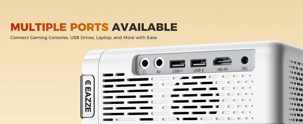 AURZEN EAZZE D1 4K Inteligentny Projektor Netflix 5G WiFi Bluetooth