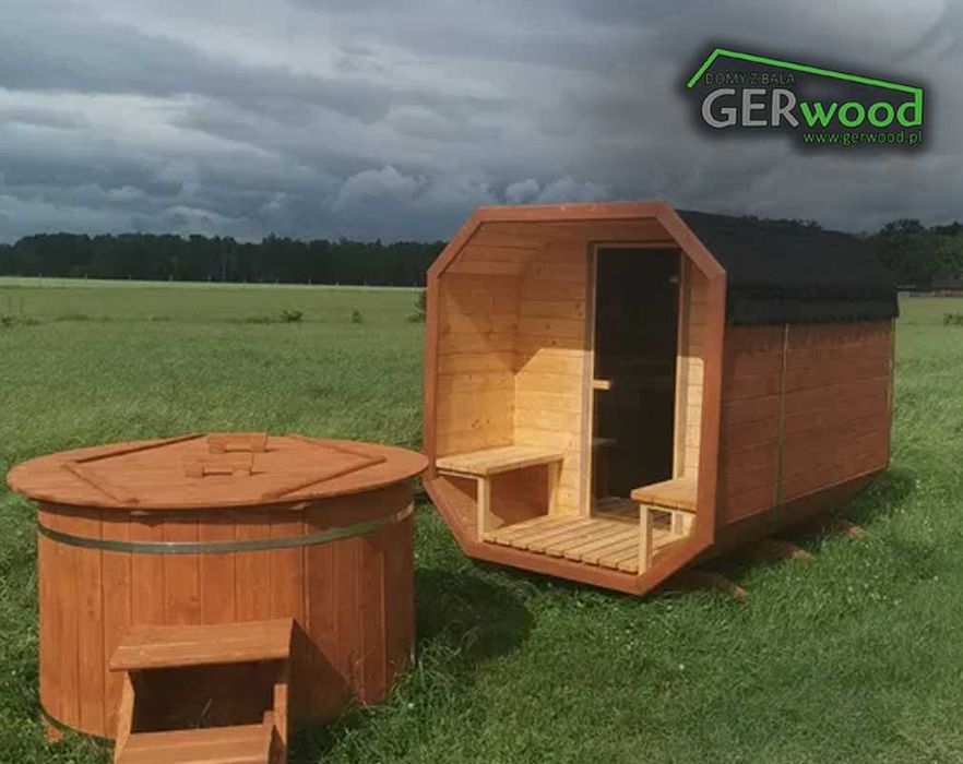 Sauna  Ogrodowa BECZKA QUATRO