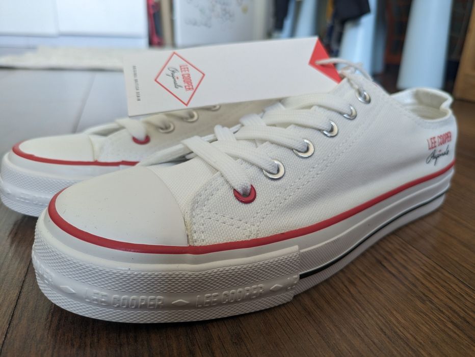 Nowe białe trampki LeeCooper rozmiar 39