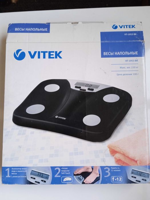 Весы напольные  проблемные Vitek VT-1953 BK, Taylor