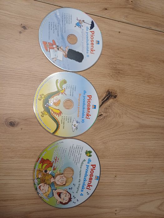 Piosenki dla Przedszkolaków 5 książek z tekstami i nutami płyty gratis
