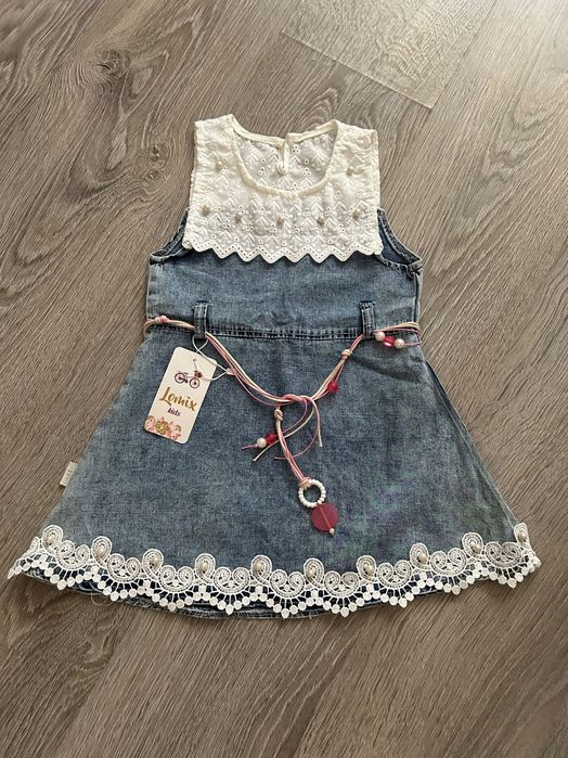 Джинсовый сарафан детский