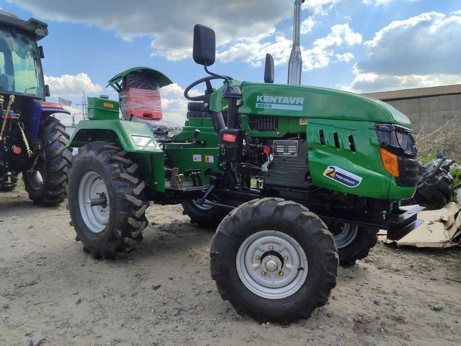 Трактор Кентавр 200В усиленный с фрезой и плугом