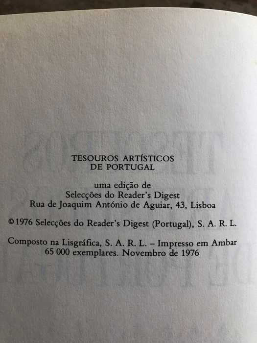 Tesouros Artísticos De Portugal