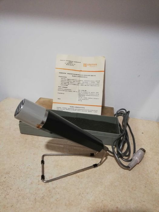 PRL Stary mikrofon Tonsil Unitra MDO-IX