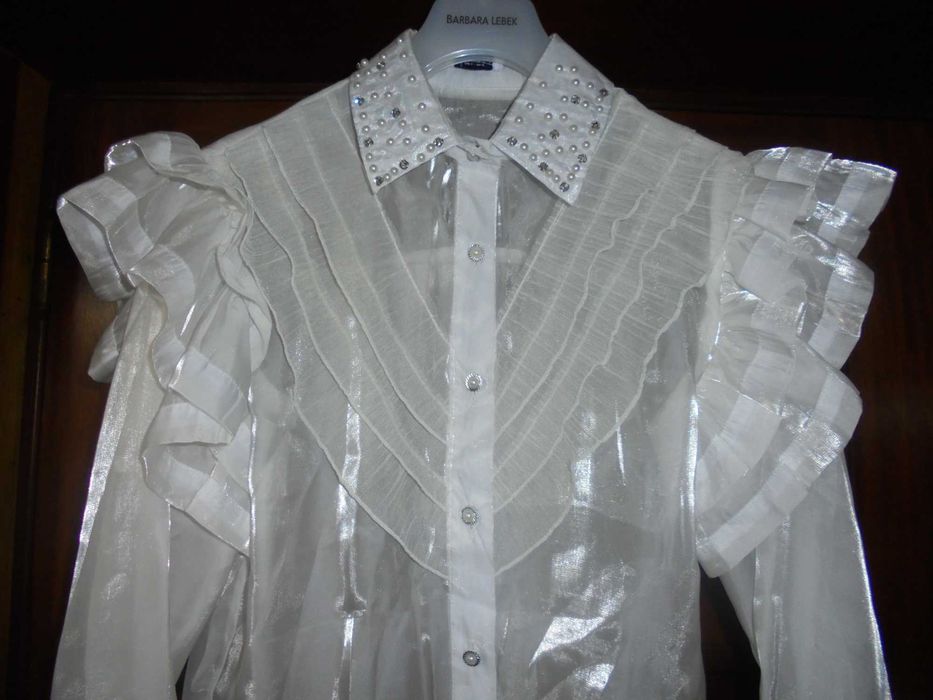 Blusa de senhora cor branca