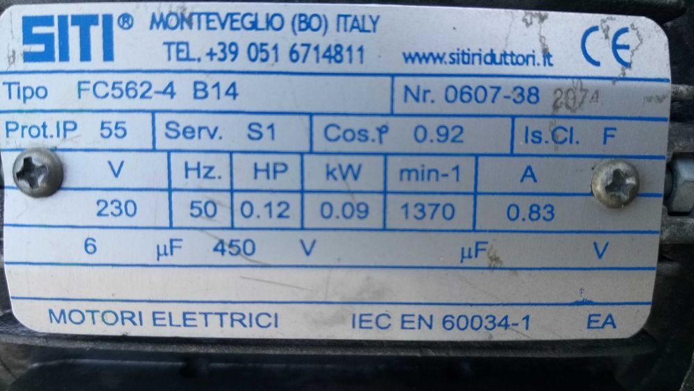Napęd do pieca c.o. Defro Komfort ECO 25