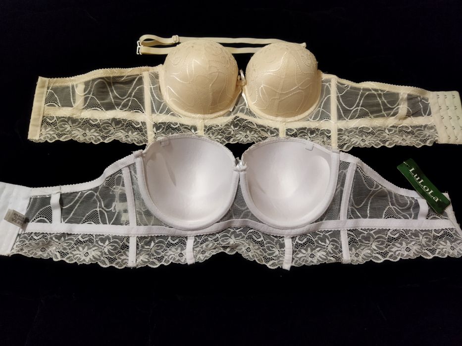 Бюстгальтер бежевий і білий. НОВІ. 2 шт за 199 грн