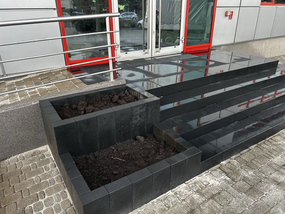 UKŁADANIE KOSTKI , Brukarstwo , Projekt gratis , POLBRUK , Tarasy