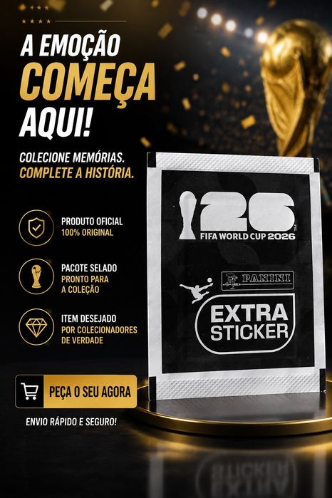 1 saqueta Extra Sticker WC2026