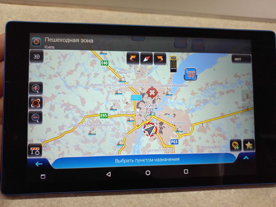 GPS навігатор для грузового авто TIR / ADR Lenovo 8". Карти 2025р!
