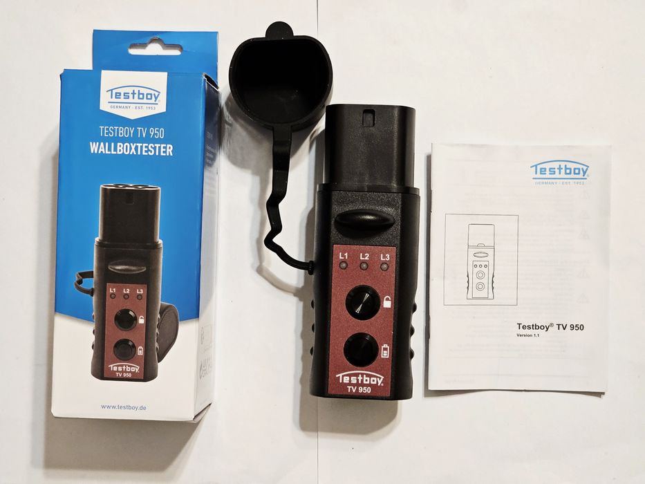 Тестер для зарядних станцій TYPE 2 TESTBOY TV950