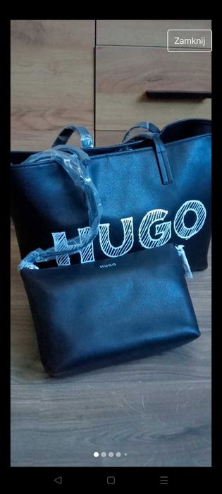 Torebka shopperka Hugo Boss