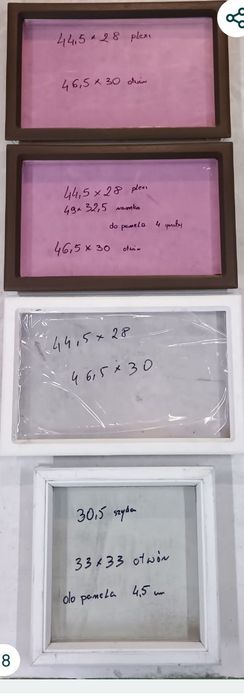 Okna do bramy garażowej.