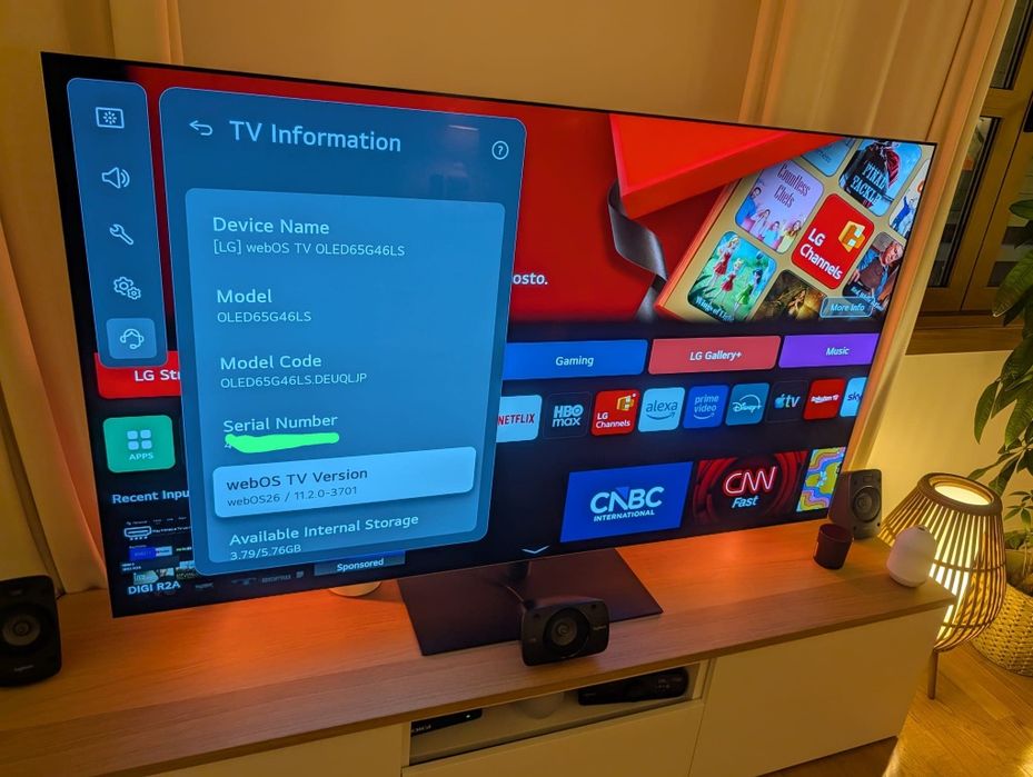 Televisão LG G4 65 pouco uso