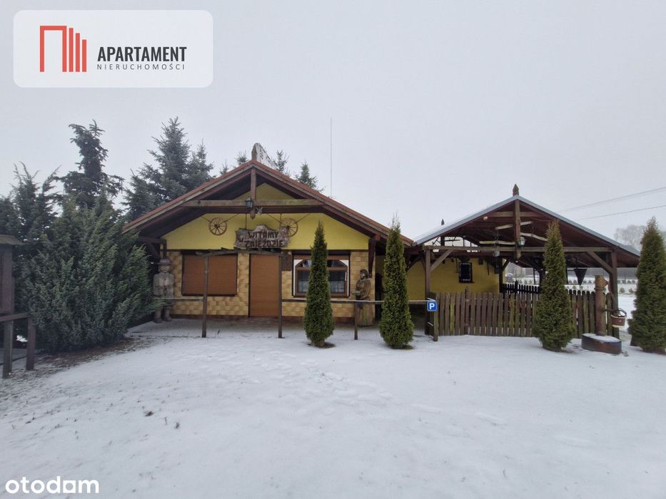 Zajazd z dużą działką pod Damasławkiem