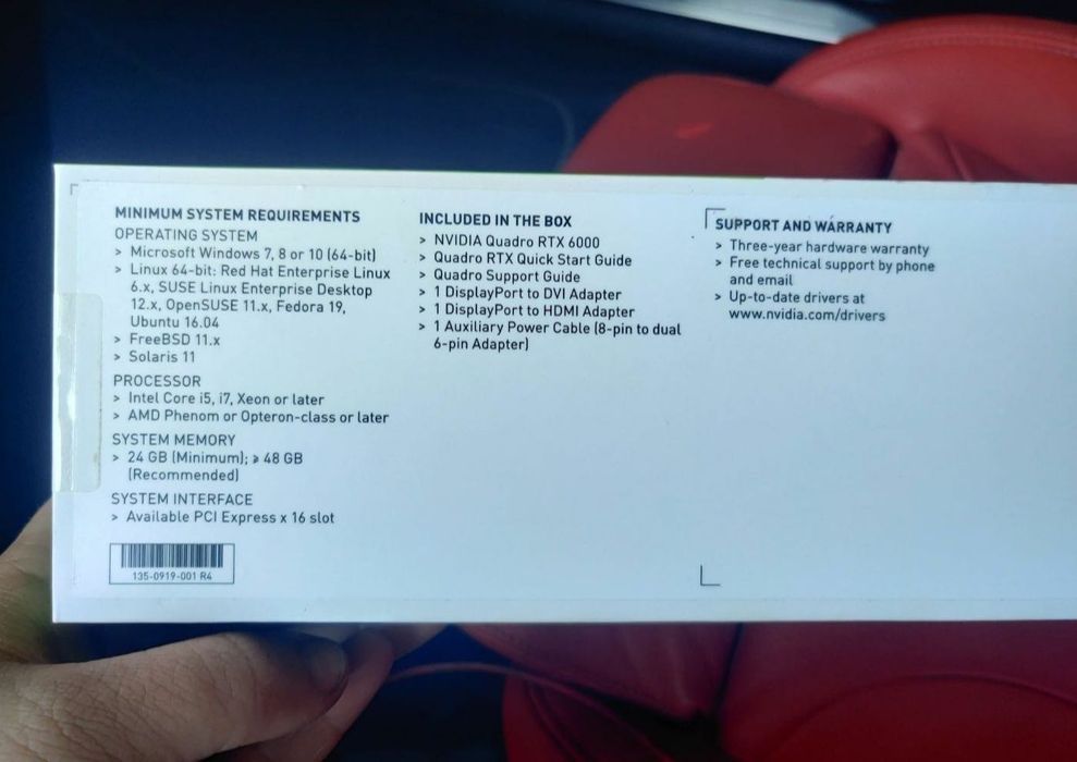 Відеокарта NVIDIA RTX 6000 (VCQRTX6000-EDU-PB)