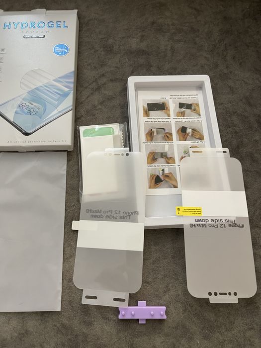 Duas peliculas HYDROGEL ( iphone 12 pro max )