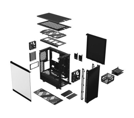 Obudowa do komputera Fractal Design Define 7 Nano czarna szkło-alu.