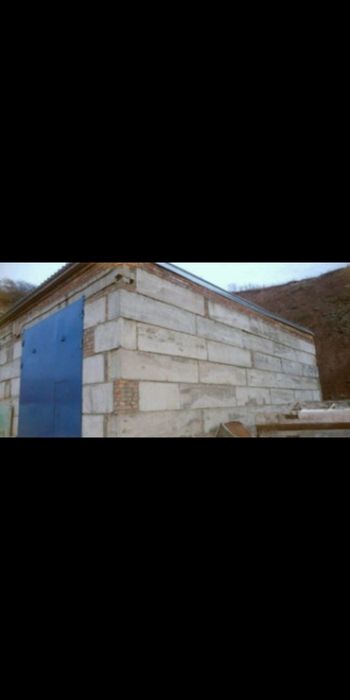 Построим гараж,бокс,опорную стену,сливные ямы из фундаментных блоков