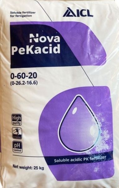 Добриво Nova PeKacid Пекацид 0-60-20 ICL Ізраїль
