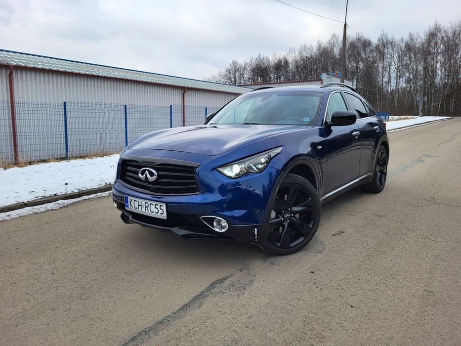 Infiniti QX70 155000km~Skóra~Kamera 360~Koła 21cali~Karbonow dodatki~Pełna Opcja