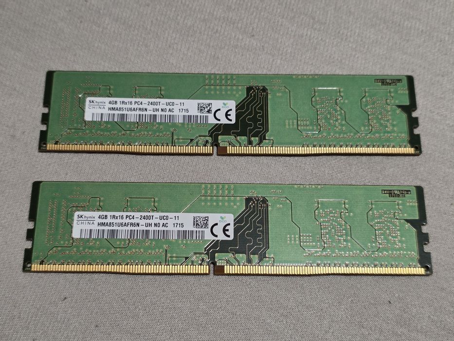 Pamięć RAM SKhynix 2x4GB 8GB DDR4 2400MHZ