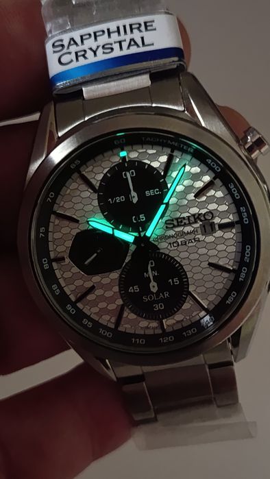 *NOVO* SEIKO SSC769P1 Macchina Sportiva "PANDA" Solar 41.4mm