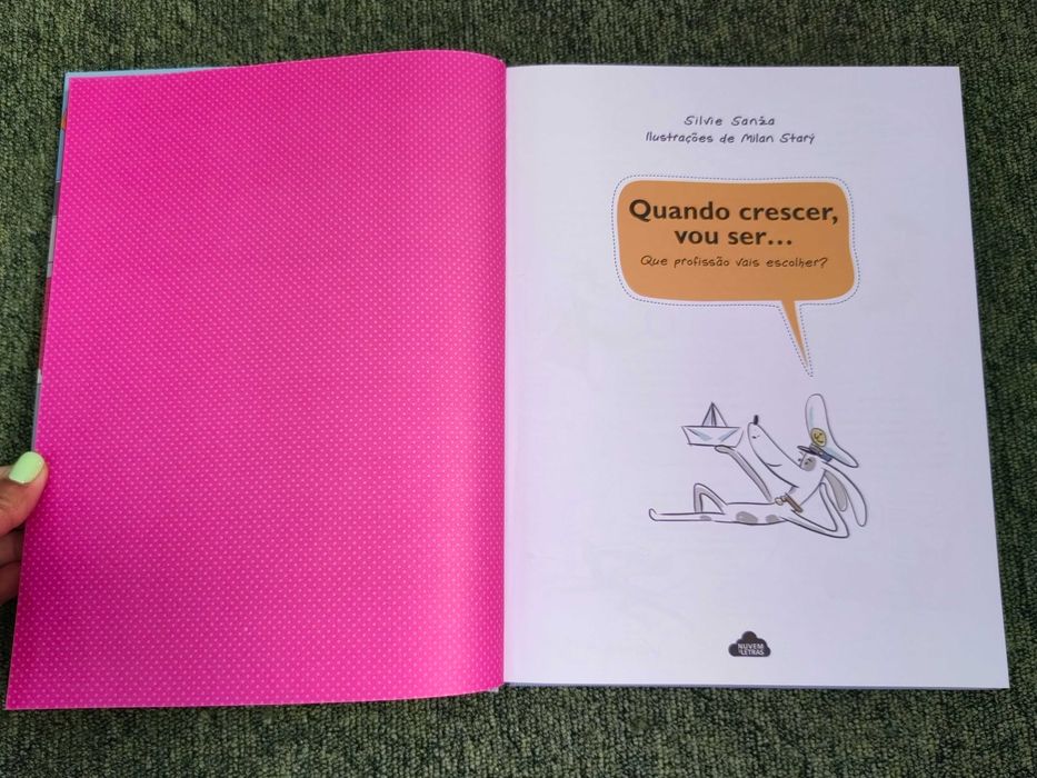 Livro "Quando Crescer, Vou Ser. Que profissão vais escolher?"