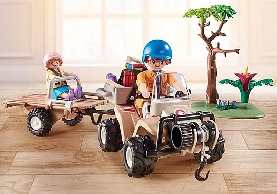 NOVO. Playmobil Wiltopia - Quad Resgate de Animais