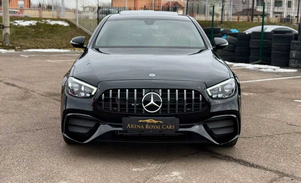 Комплект обвісу Mercedes W213 стиль E63 AMG обвес передній бампер дифузор амг в213