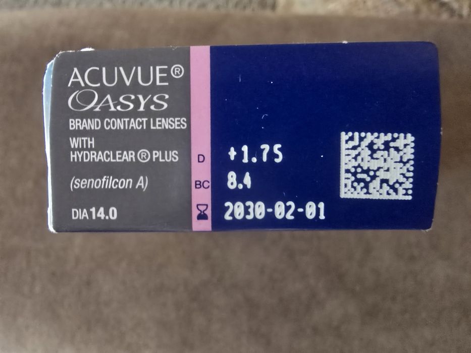 Acuvue Oasys 10 szt. BC: 8,40 moc +1,75