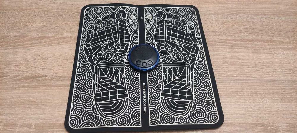 Электрический мини массажный коврик для ног EMS Foot Massager